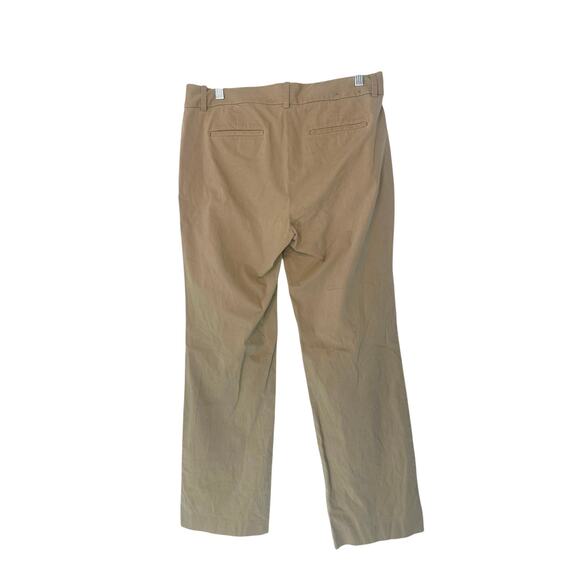 J.Crew Addison Chino Pant British Khaki Office‎ Work Career Straight Leg Size 8 - Picture 9 of 12